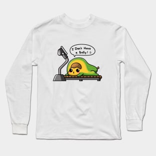 Avocado on a Treadmill Long Sleeve T-Shirt